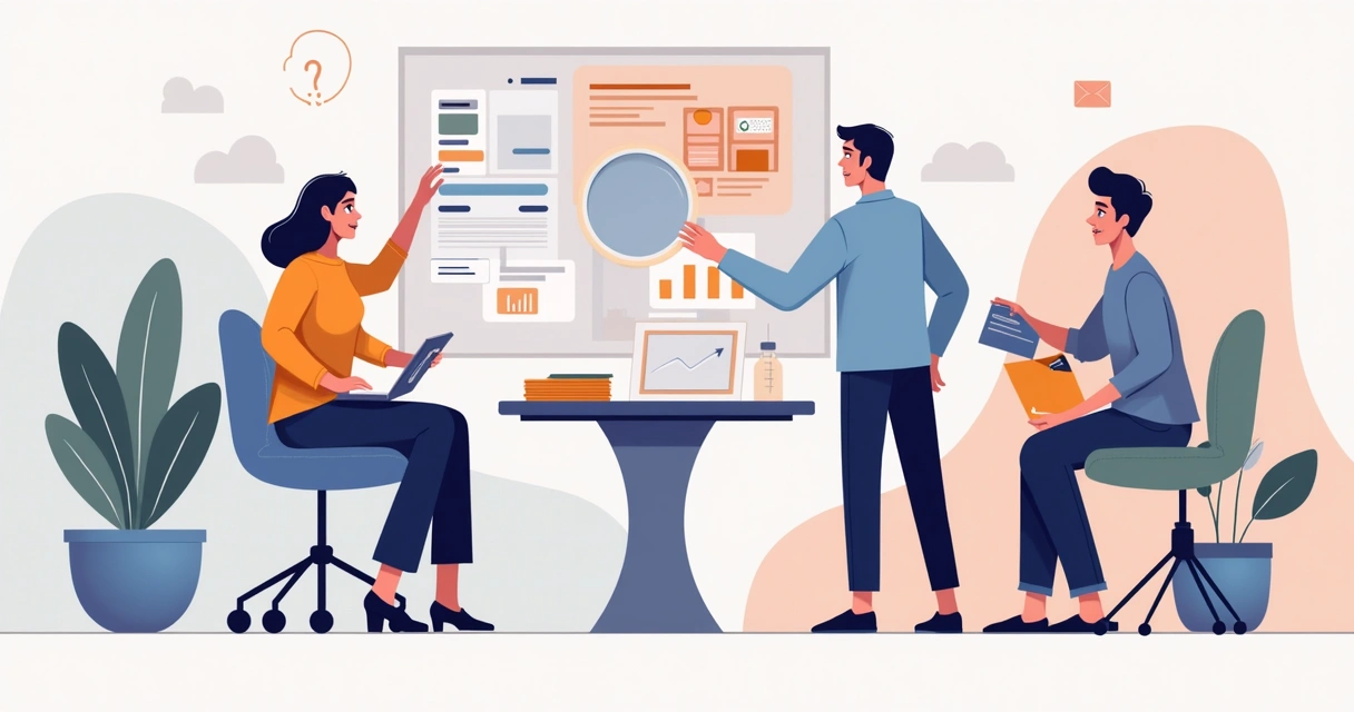Ilustração corporativa mostrando comparação entre gestores de pagamento populares e uma nova plataforma ágil e moderna